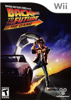 Back to the Future- The Game box cover front